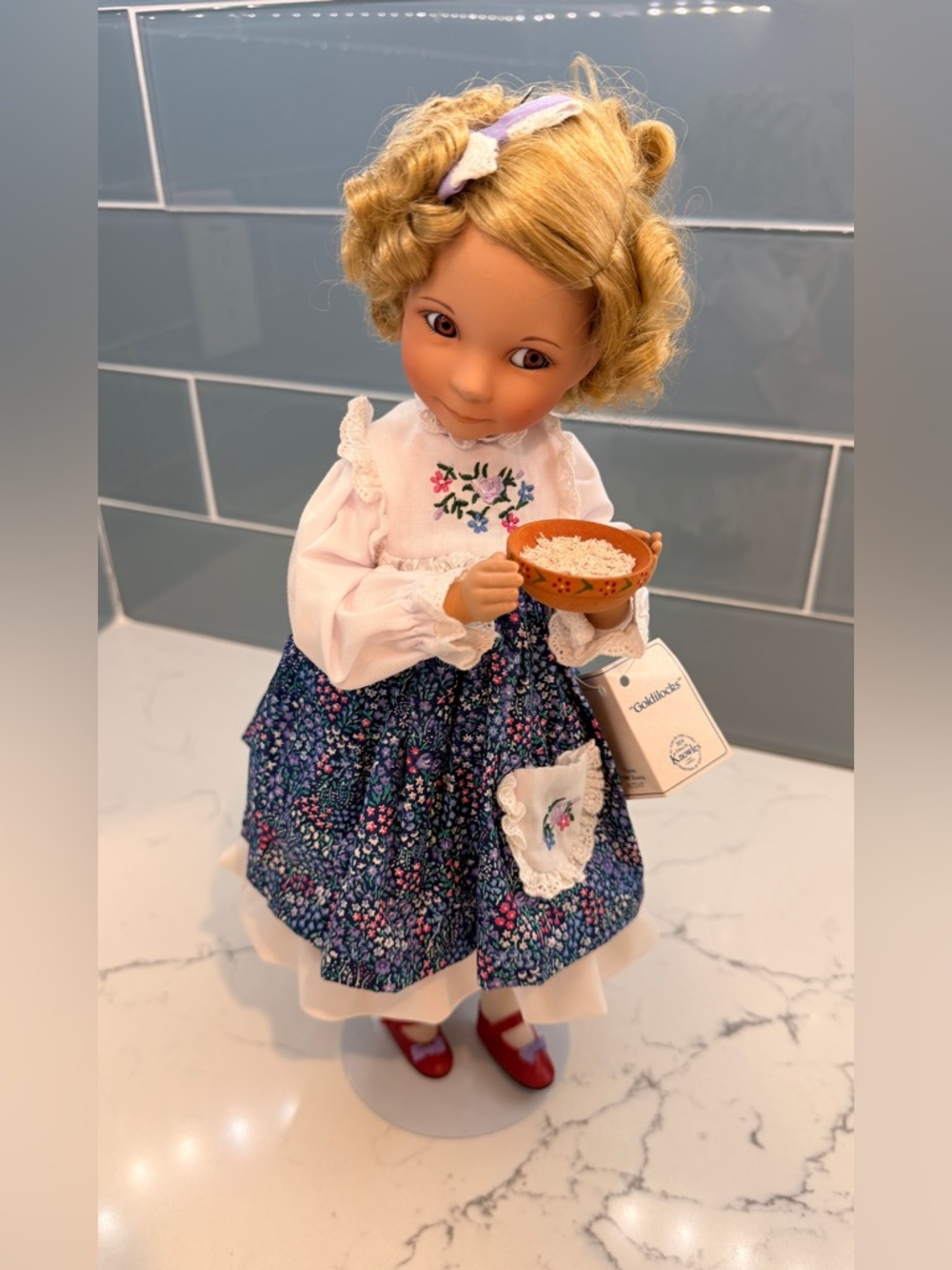 “Goldilocks” Doll- by Dianna Effner- Edwin M. Knowles China Company (No. 2438I)